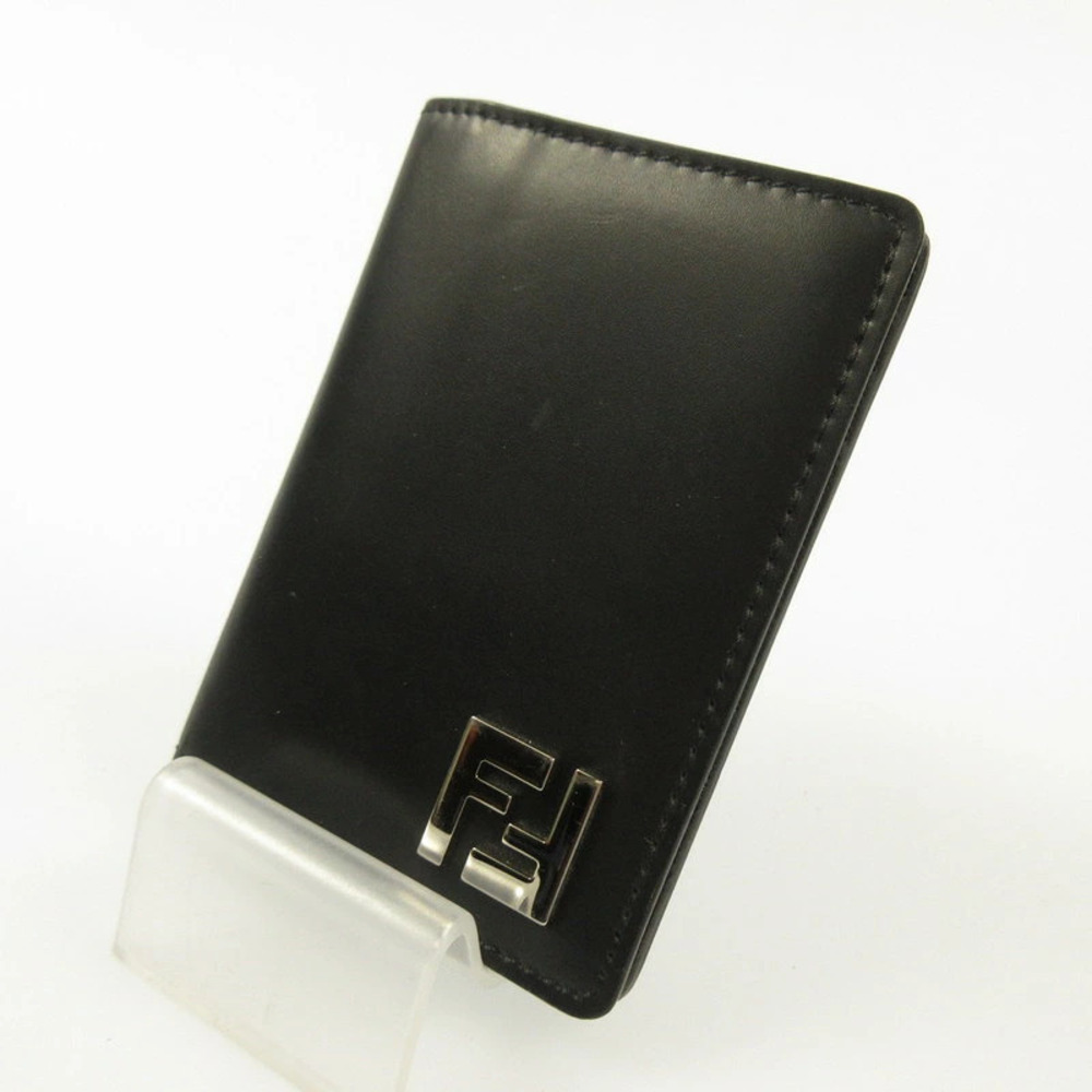 Fendi Card Case Wallet Black